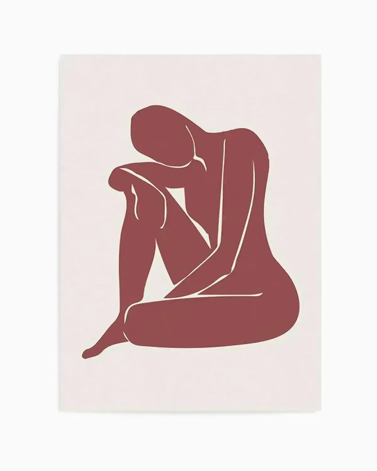 Forme Feminine II | Rouge Art Print from Olive et Oriel where you can shop wallpaper and artworks online