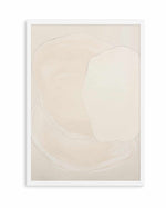 Formes Organiques Neutres IV | Framed Canvas Art Print