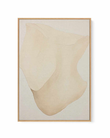 Formes Organiques Neutres V | Framed Canvas Art Print from Olive et Oriel where you can shop wallpaper and artworks online