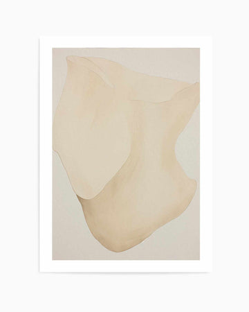Formes Organiques Neutres V | Art Print from Olive et Oriel where you can shop wallpaper and artworks online