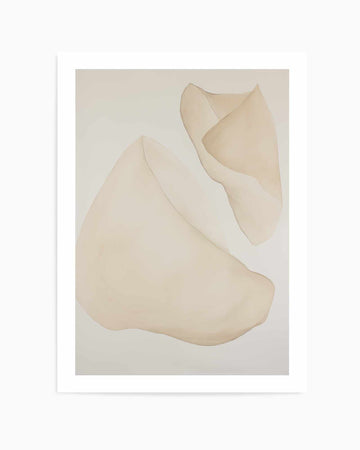 Formes Organiques Neutres VII | Art Print from Olive et Oriel where you can shop wallpaper and artworks online
