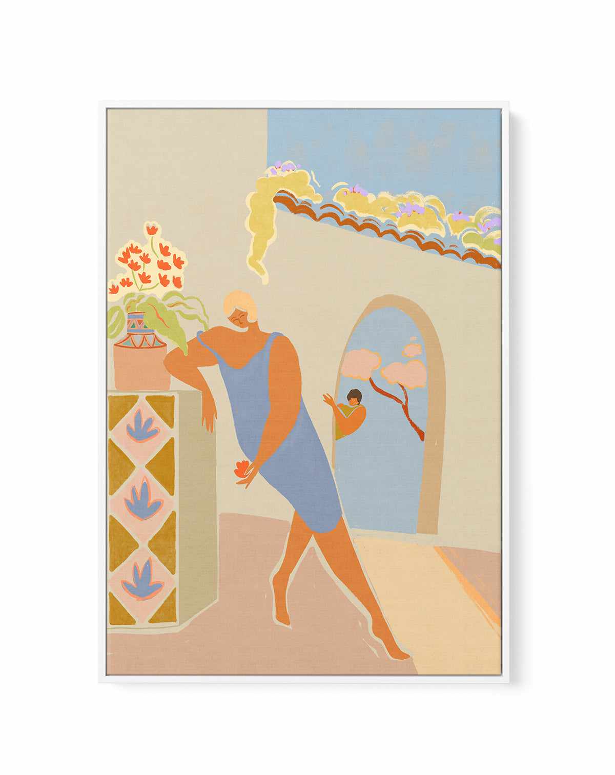 Found You by Arty Guava | Framed Canvas Art Print from Olive et Oriel where you can shop wallpaper and artworks online