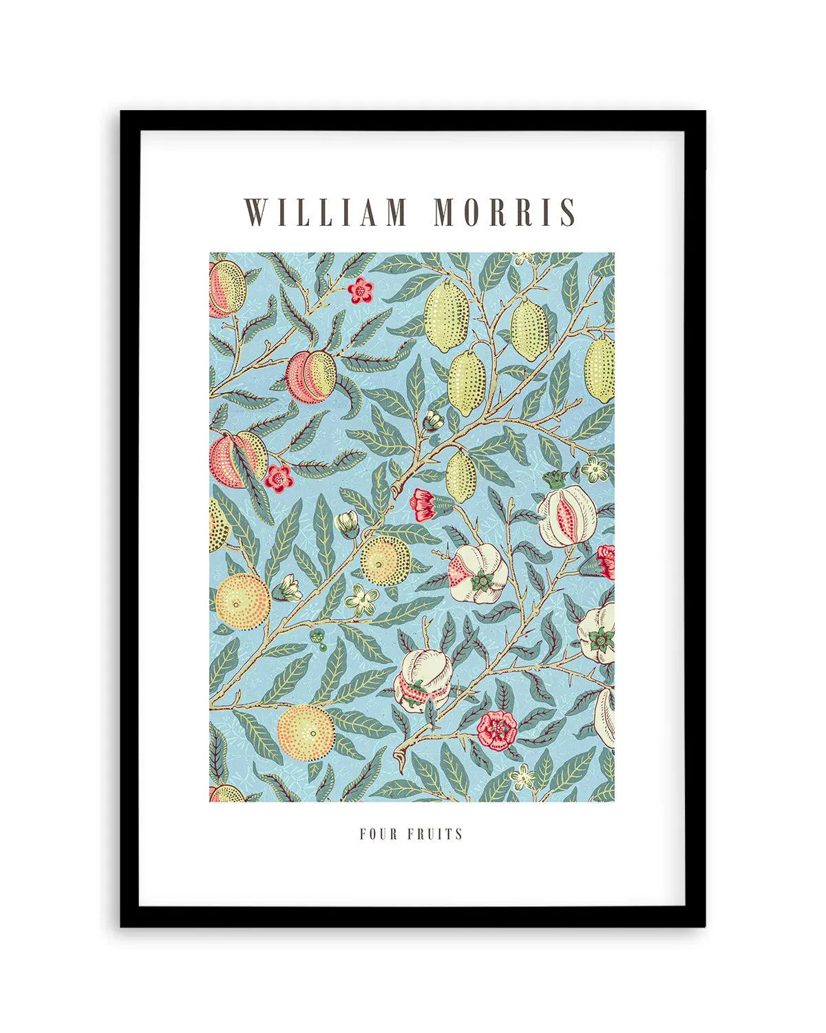 Four Fruits by William Morris Art Print from Olive et Oriel where you can shop wallpaper and artworks online