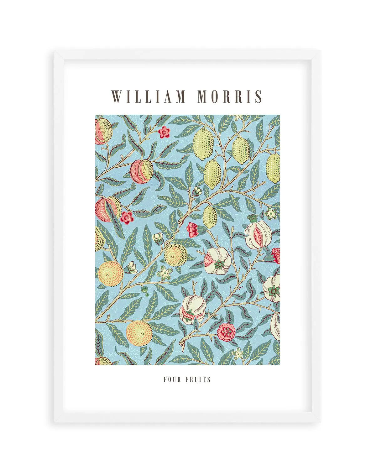 Four Fruits by William Morris Art Print from Olive et Oriel where you can shop wallpaper and artworks online