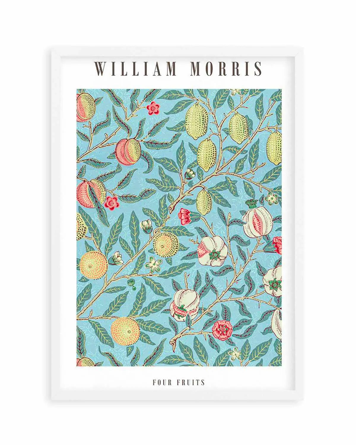 Four Fruits by William Morris Art Print from Olive et Oriel where you can shop wallpaper and artworks online