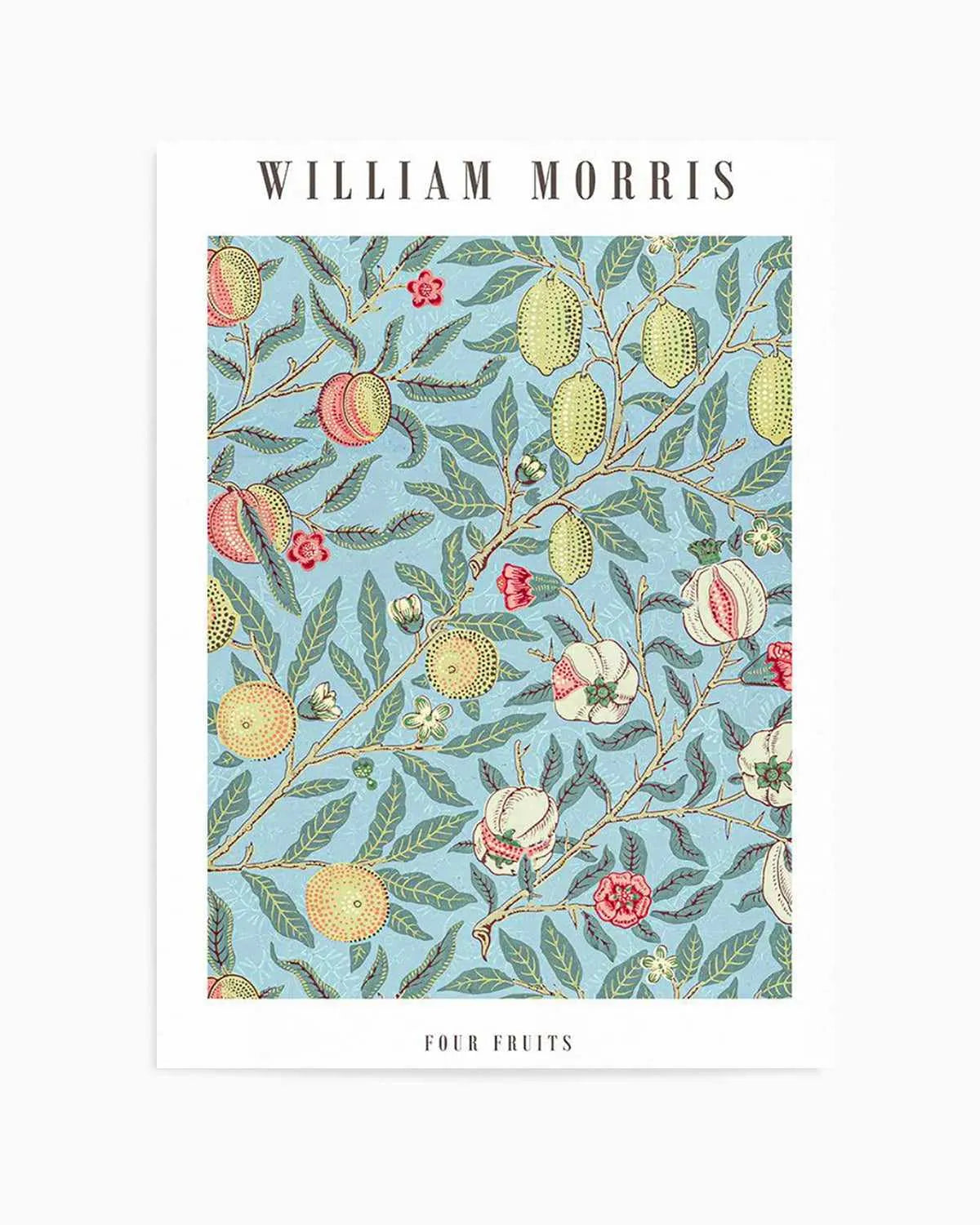 Four Fruits by William Morris Art Print from Olive et Oriel where you can shop wallpaper and artworks online