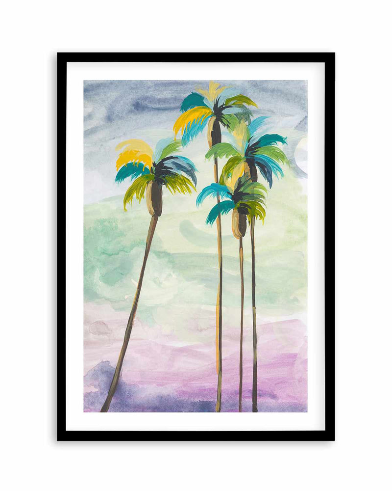 Four Palms II by Jan Weiss Art Print
