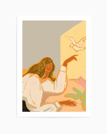 Free Bird by Arty Guava | Art Print from Olive et Oriel where you can shop wallpaper and artworks online