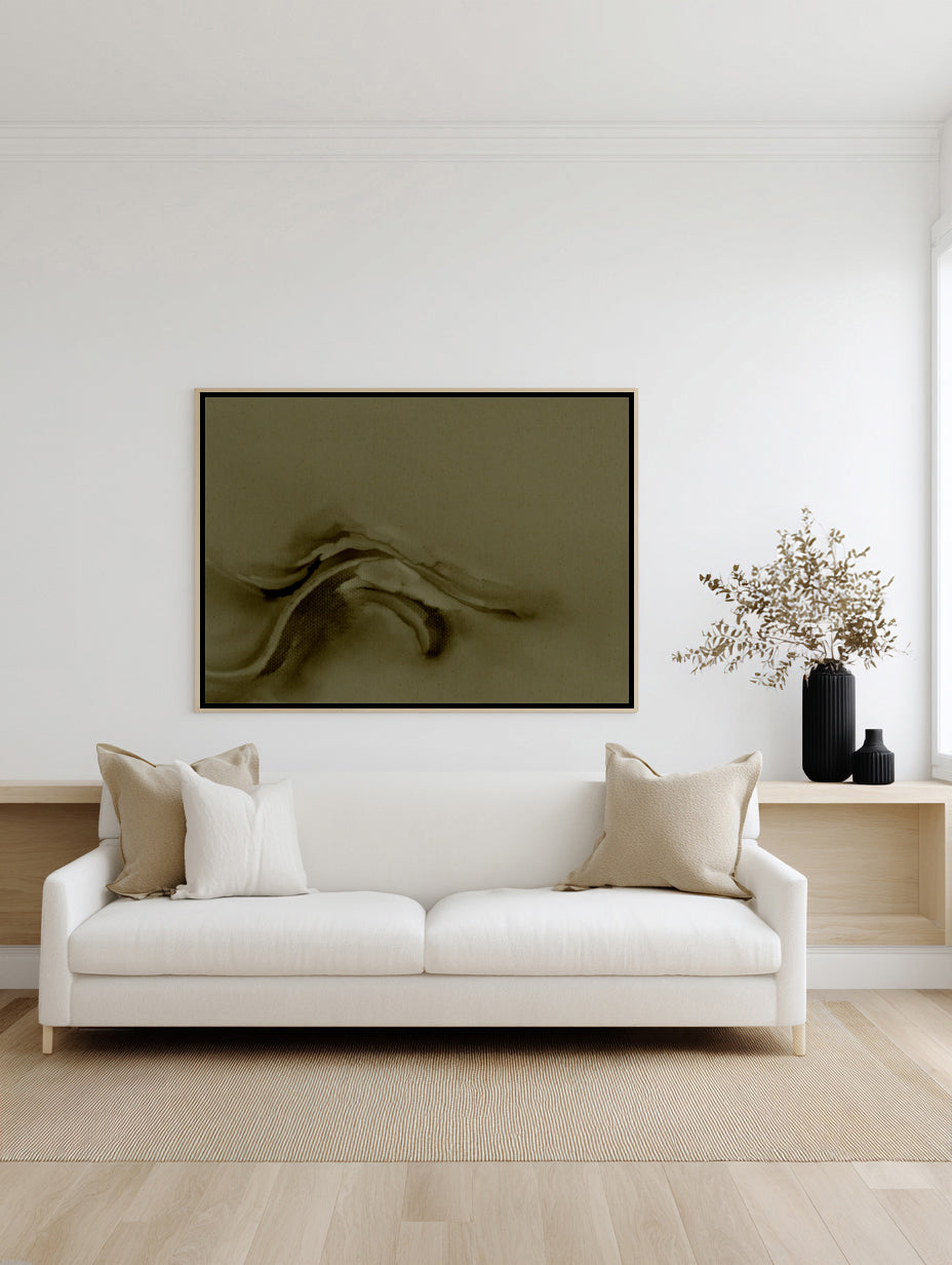 Free Form 11 by Shatha Al Dafai | Framed Canvas Art Print