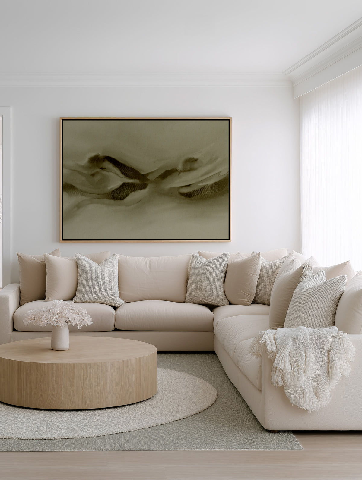 Free Form 12 by Shatha Al Dafai | Framed Canvas Art Print