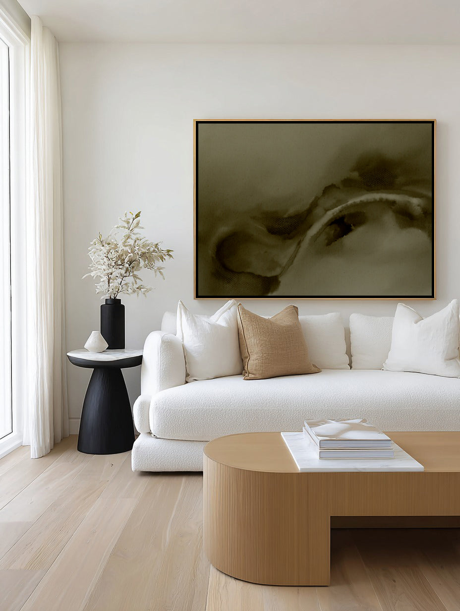 Free Form 15 by Shatha Al Dafai | Framed Canvas Art Print