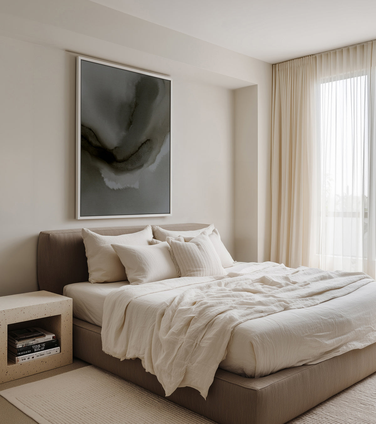 Free Form 16 by Shatha Al Dafai | Framed Canvas Art Print