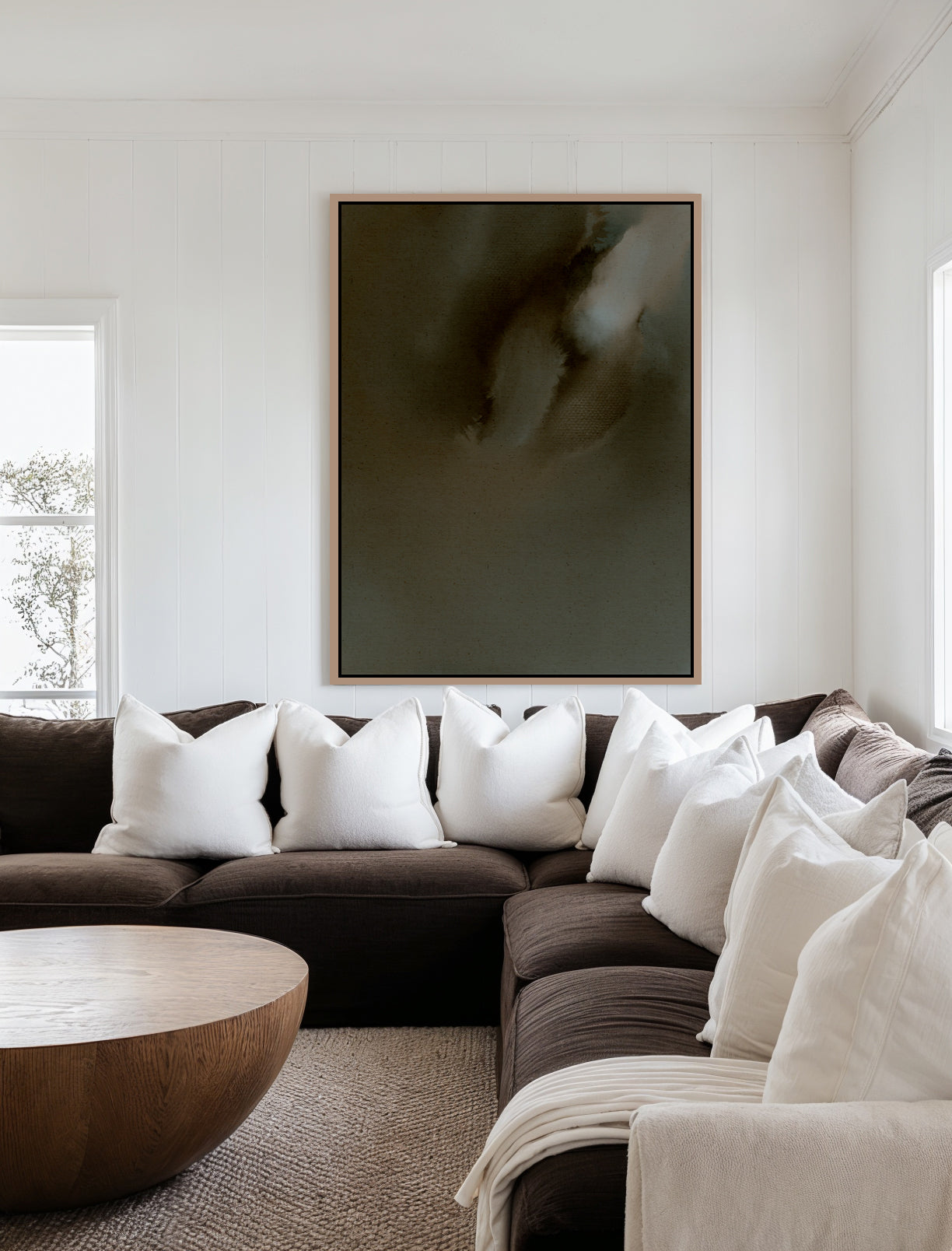 Free Form 17 by Shatha Al Dafai | Framed Canvas Art Print