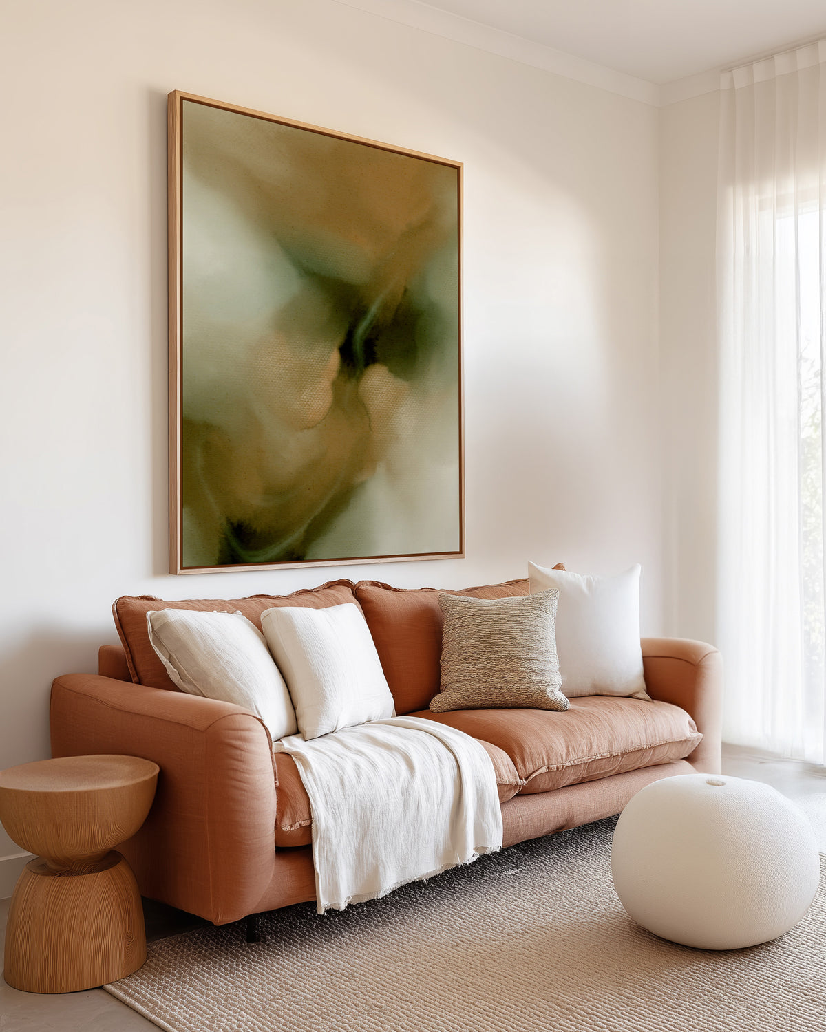 Free Form 2 by Shatha Al Dafai | Framed Canvas Art Print