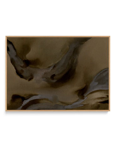 Free Form 7 by Shatha Al Dafai | Framed Canvas Art Print