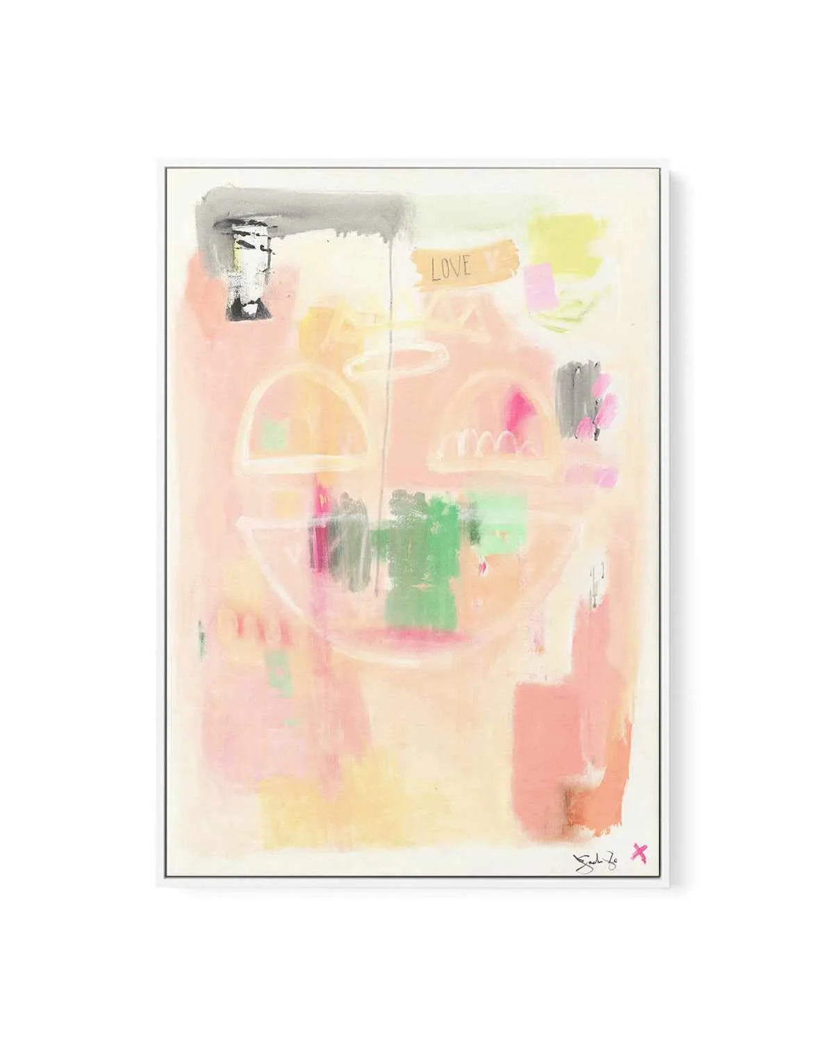 Free Spirit by Jackie Green | Framed Canvas Art Print from Olive et Oriel where you can shop wallpaper and artworks online
