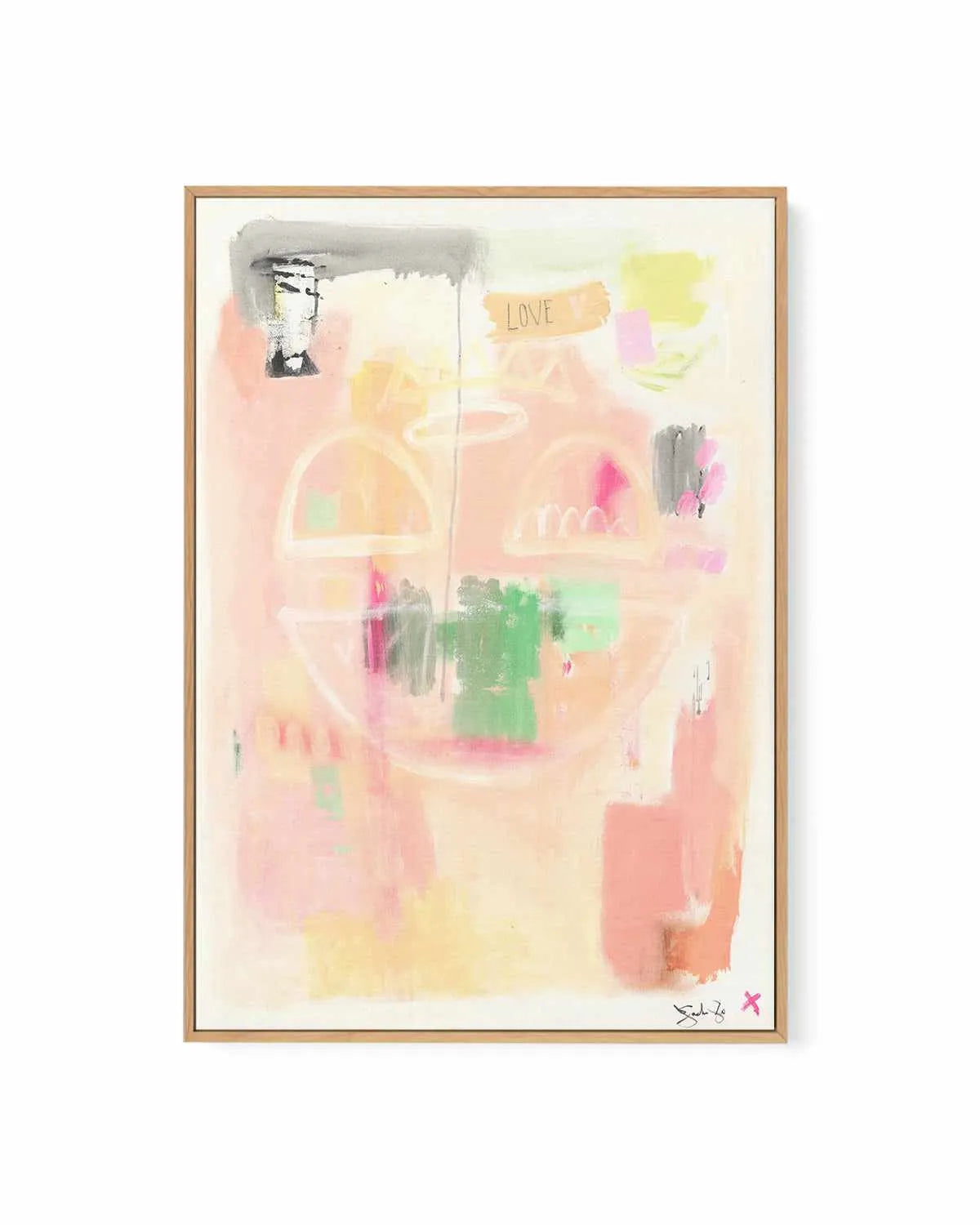 Free Spirit by Jackie Green | Framed Canvas Art Print from Olive et Oriel where you can shop wallpaper and artworks online
