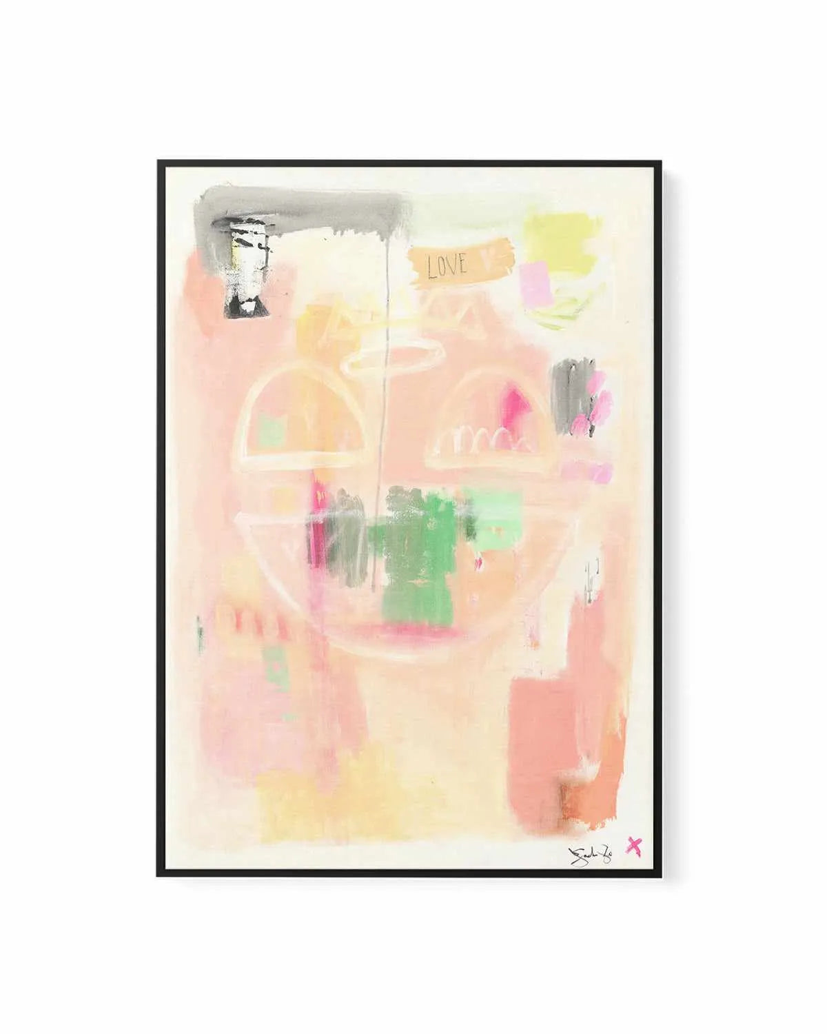 Free Spirit by Jackie Green | Framed Canvas Art Print from Olive et Oriel where you can shop wallpaper and artworks online