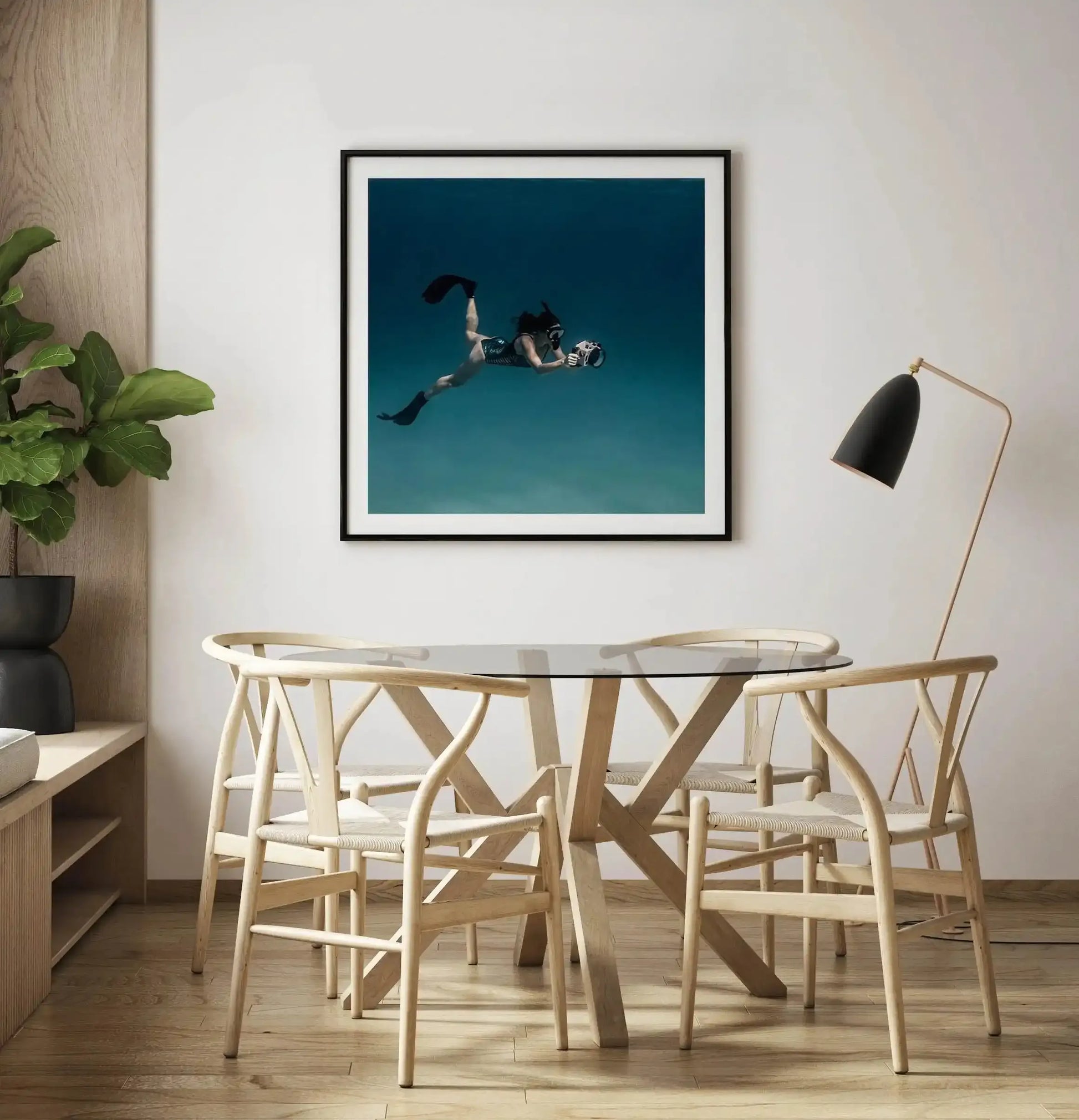 Free Divin' | Colour SQ Art Print-PRINT-Olive et Oriel-Olive et Oriel-Buy-Australian-Art-Prints-Online-with-Olive-et-Oriel-Your-Artwork-Specialists-Austrailia-Decorate-With-Coastal-Photo-Wall-Art-Prints-From-Our-Beach-House-Artwork-Collection-Fine-Poster-and-Framed-Artwork