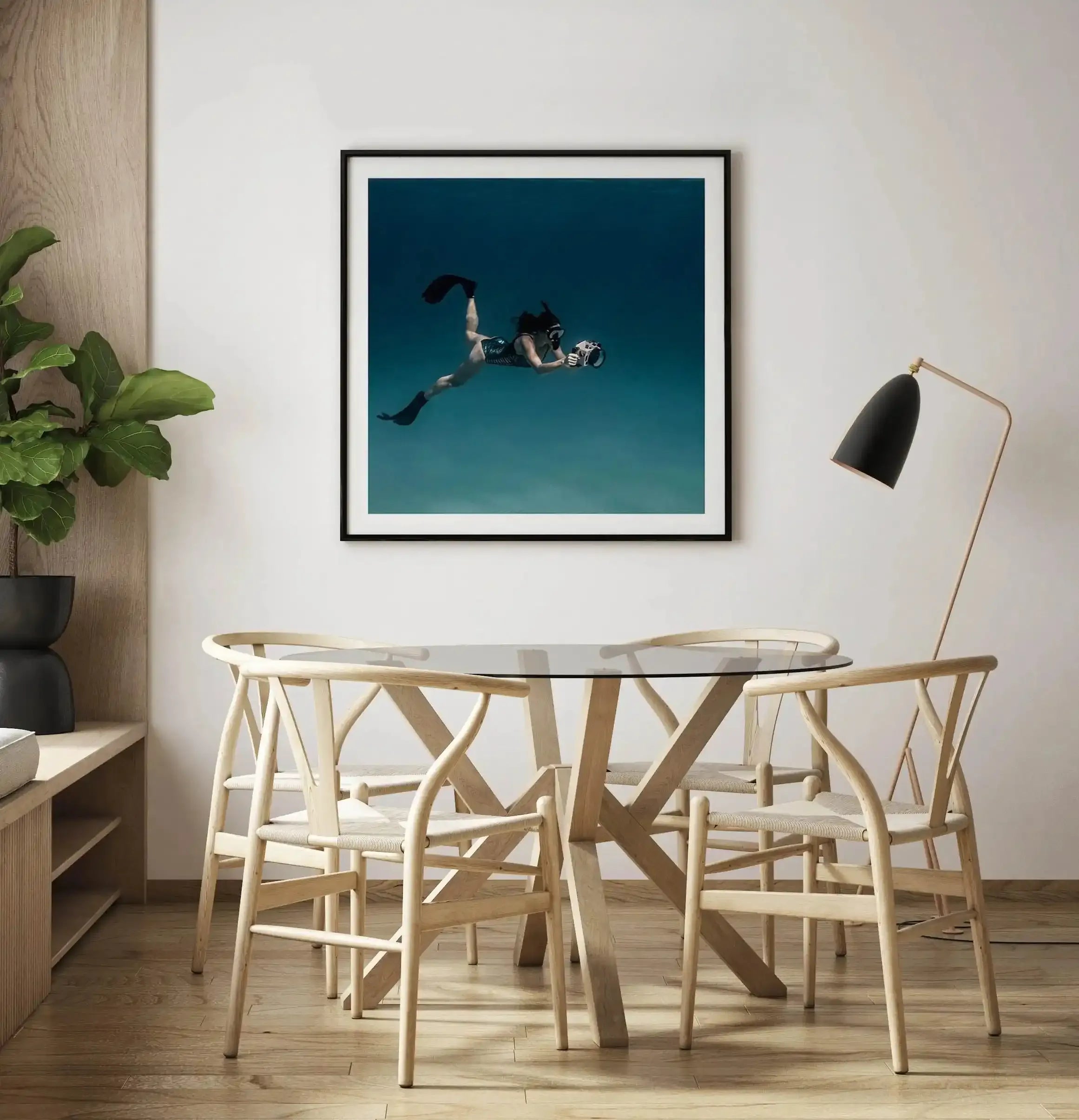 Free Divin' | Colour SQ Art Print-PRINT-Olive et Oriel-Olive et Oriel-Buy-Australian-Art-Prints-Online-with-Olive-et-Oriel-Your-Artwork-Specialists-Austrailia-Decorate-With-Coastal-Photo-Wall-Art-Prints-From-Our-Beach-House-Artwork-Collection-Fine-Poster-and-Framed-Artwork