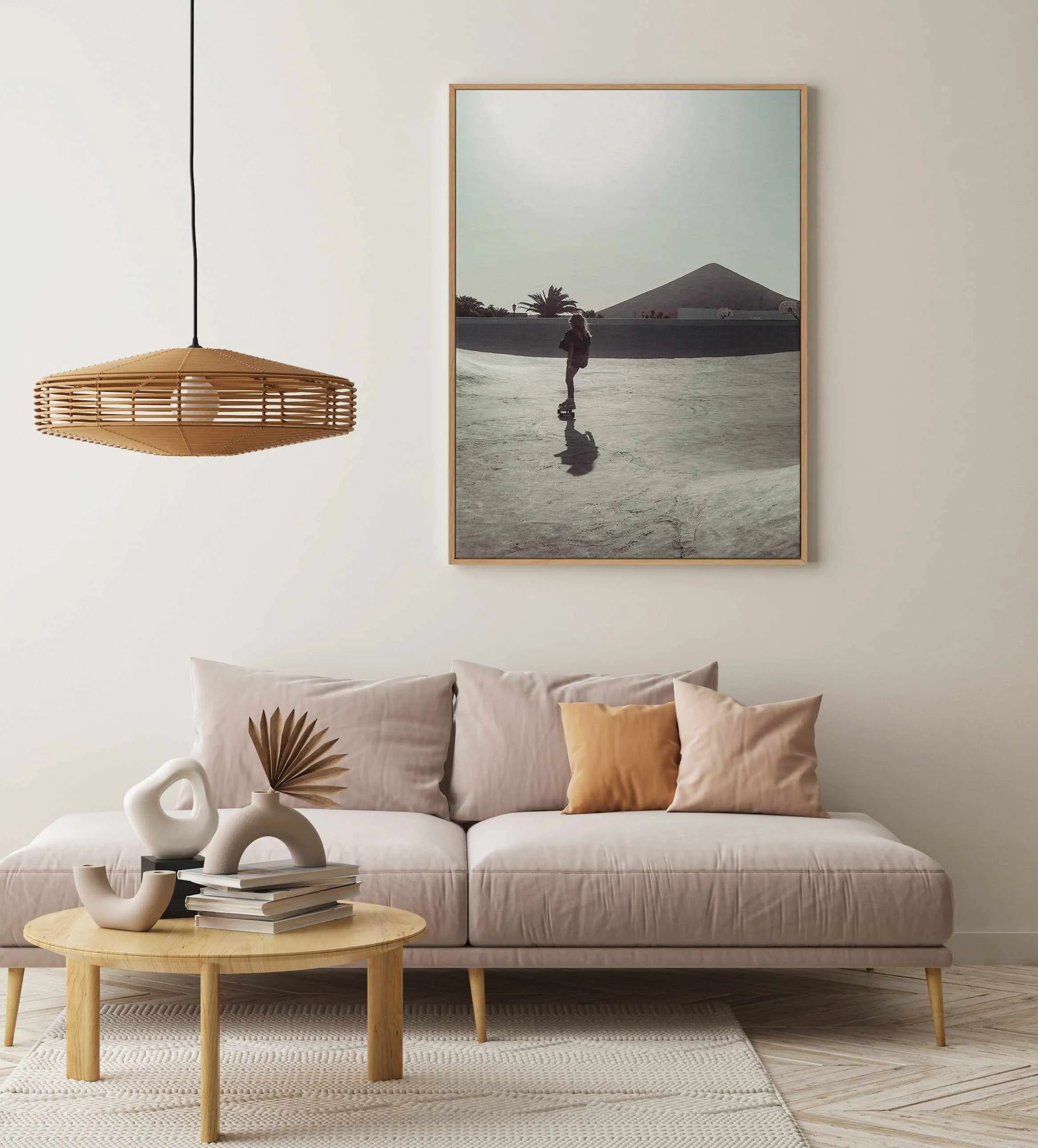 Free Ridin' by Marina Brisset | Framed Canvas Art Print from Olive et Oriel where you can shop wallpaper and artworks online