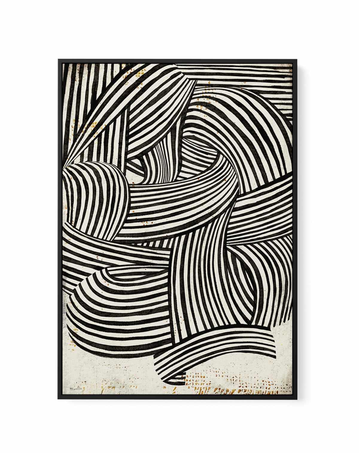 Freeflowing by Marco Marella | Framed Canvas Art Print from Olive et Oriel where you can shop wallpaper and artworks online