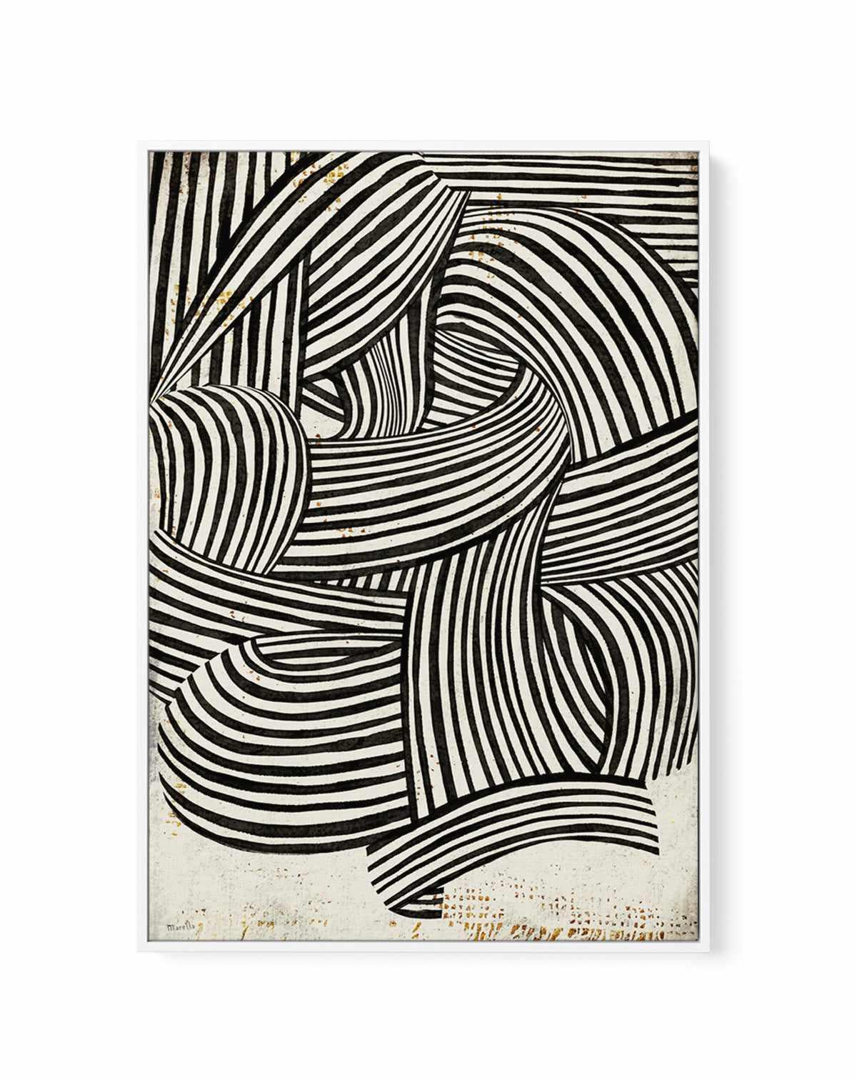 Freeflowing by Marco Marella | Framed Canvas Art Print from Olive et Oriel where you can shop wallpaper and artworks online