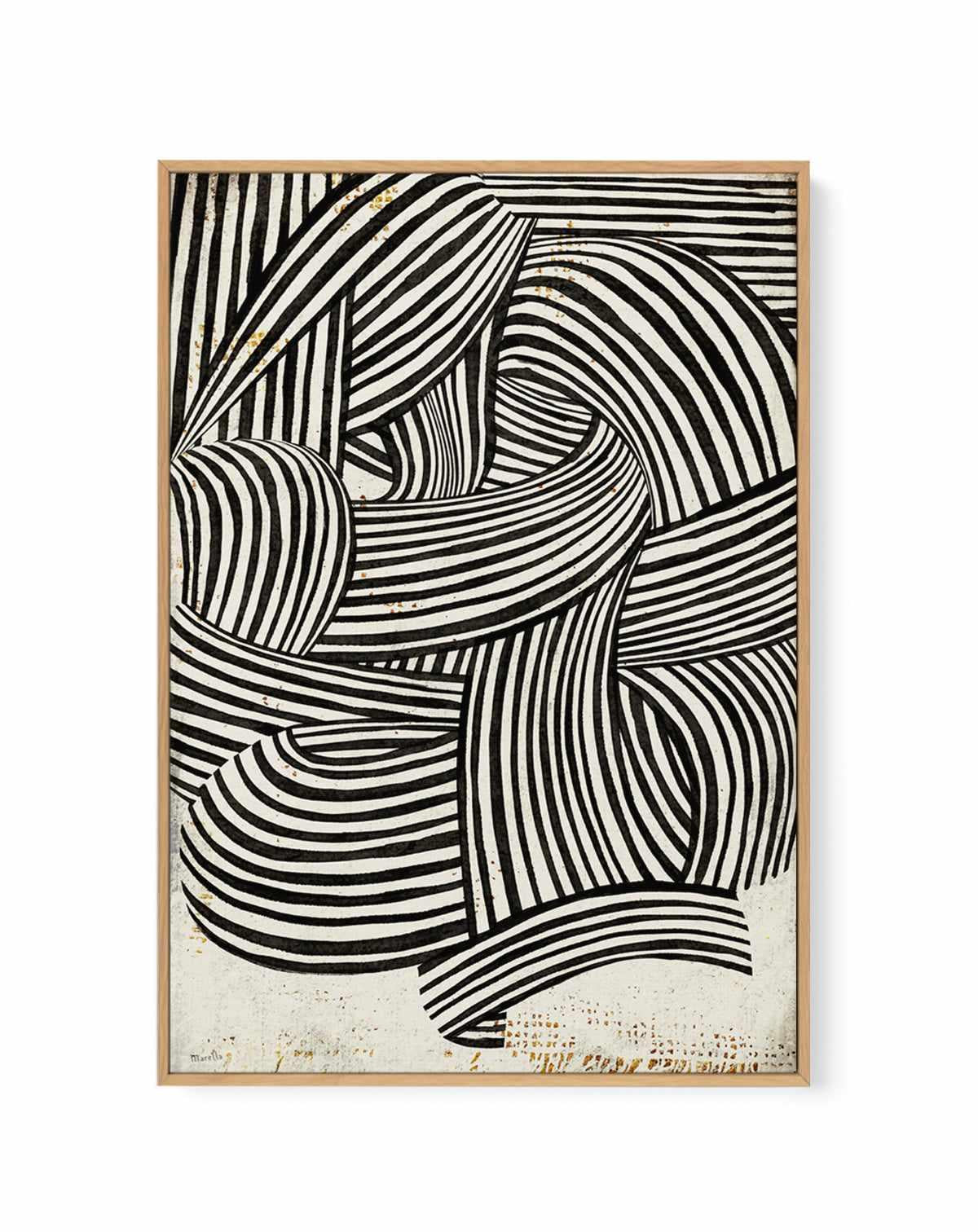 Freeflowing by Marco Marella | Framed Canvas Art Print from Olive et Oriel where you can shop wallpaper and artworks online