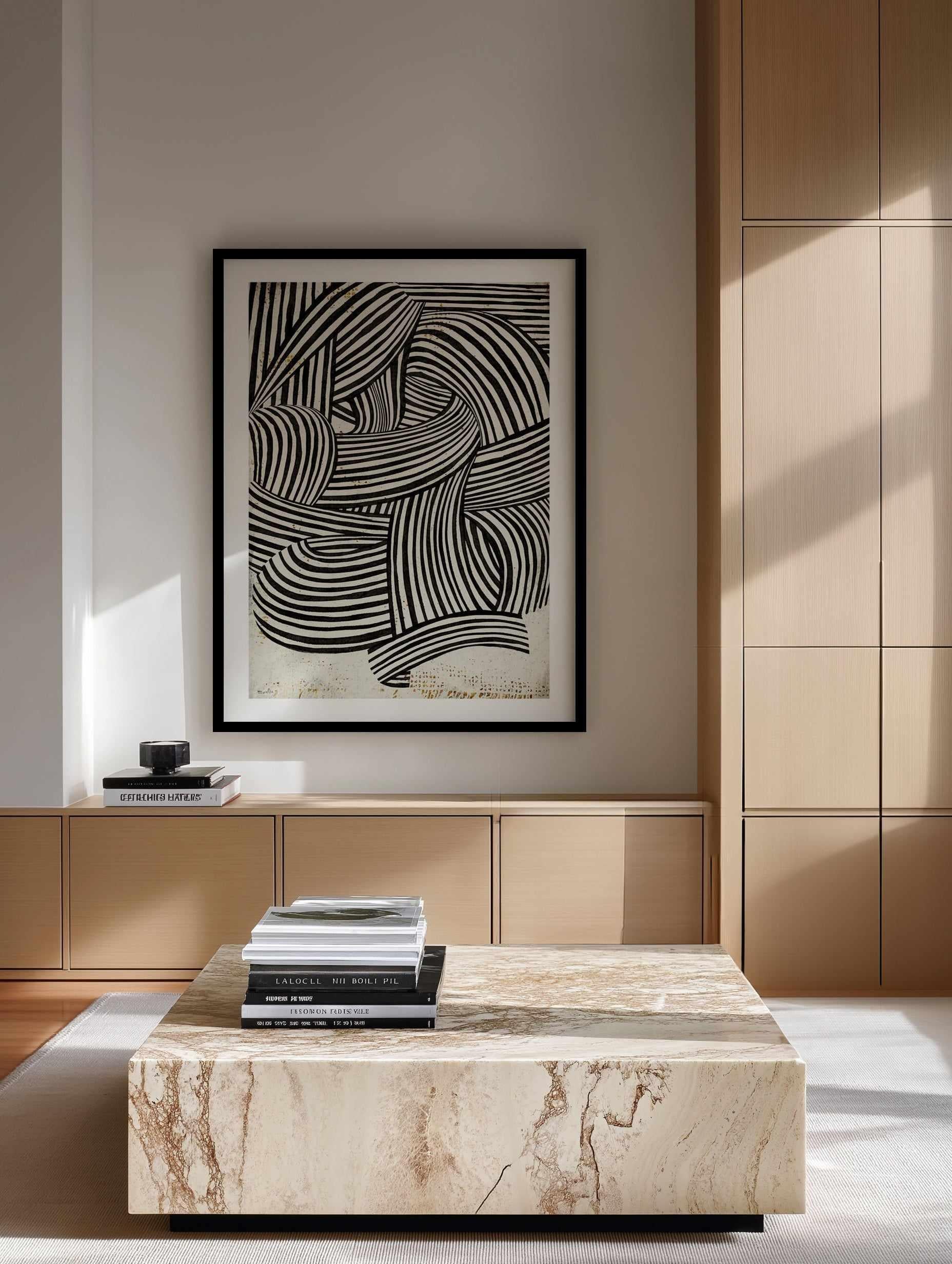 Freeflowing by Marco Marella | Art Print from Olive et Oriel where you can shop wallpaper and artworks online