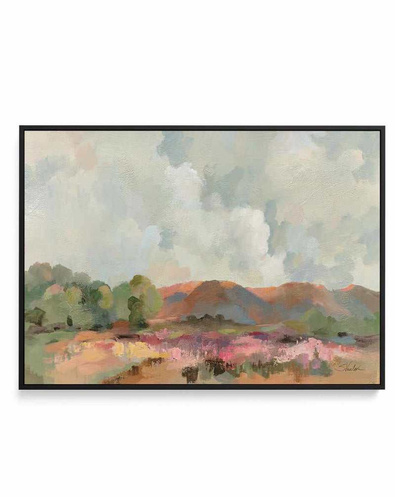 French Countryside | Framed Canvas Art Print