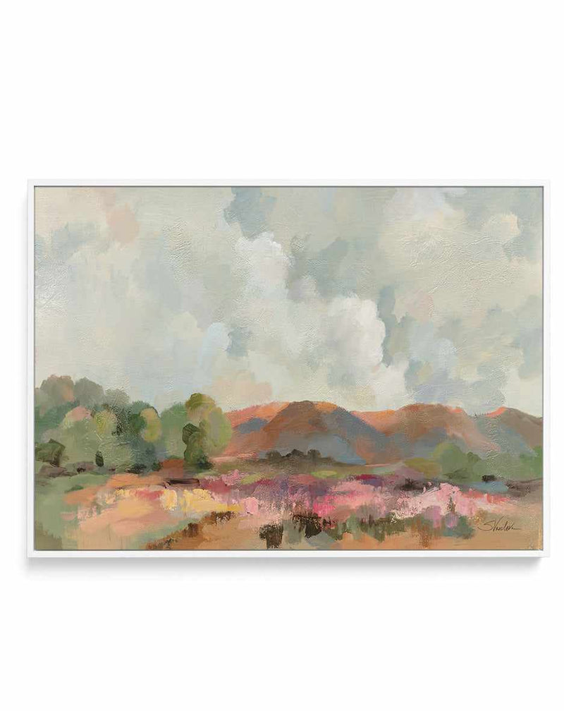 French Countryside | Framed Canvas Art Print