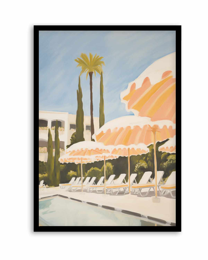 French Riviera Umbrellas I | Art Print