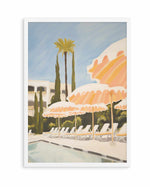 French Riviera Umbrellas I | Art Print