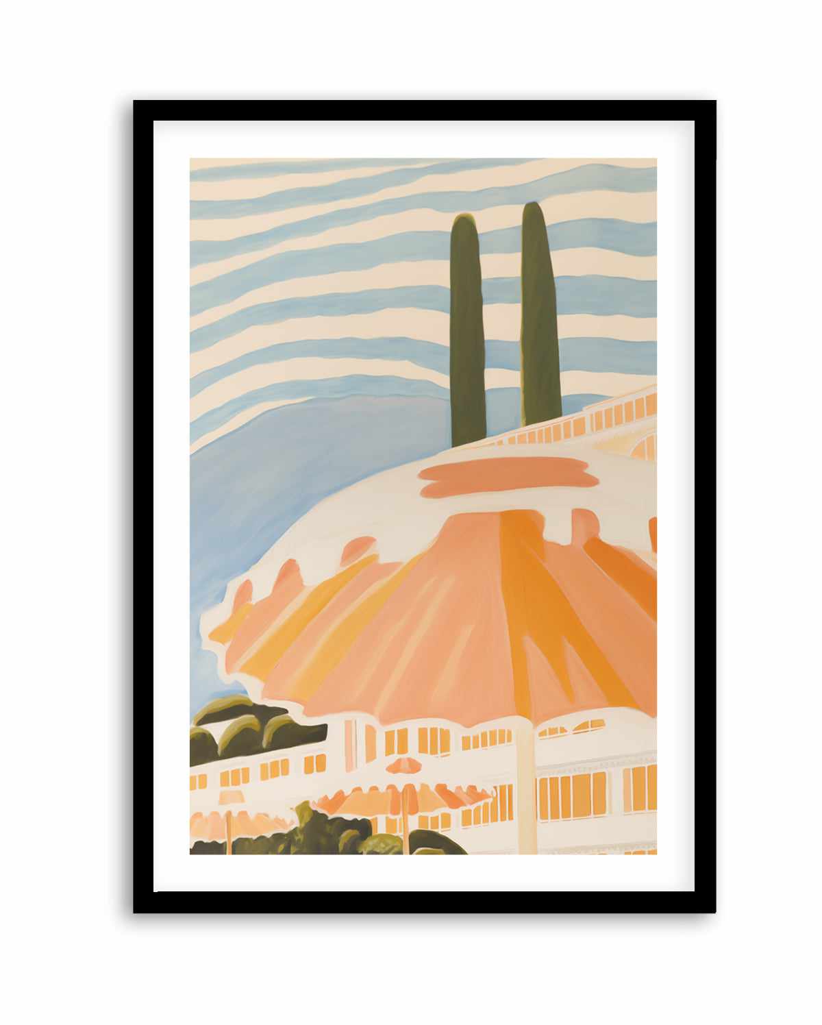 French Riviera Umbrellas II | Art Print