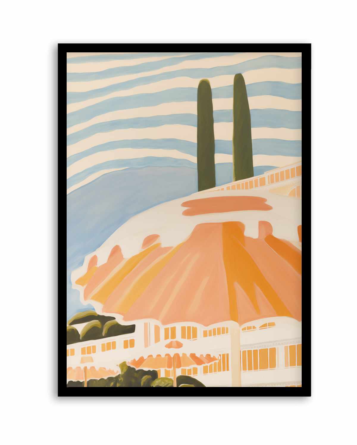 French Riviera Umbrellas II | Art Print