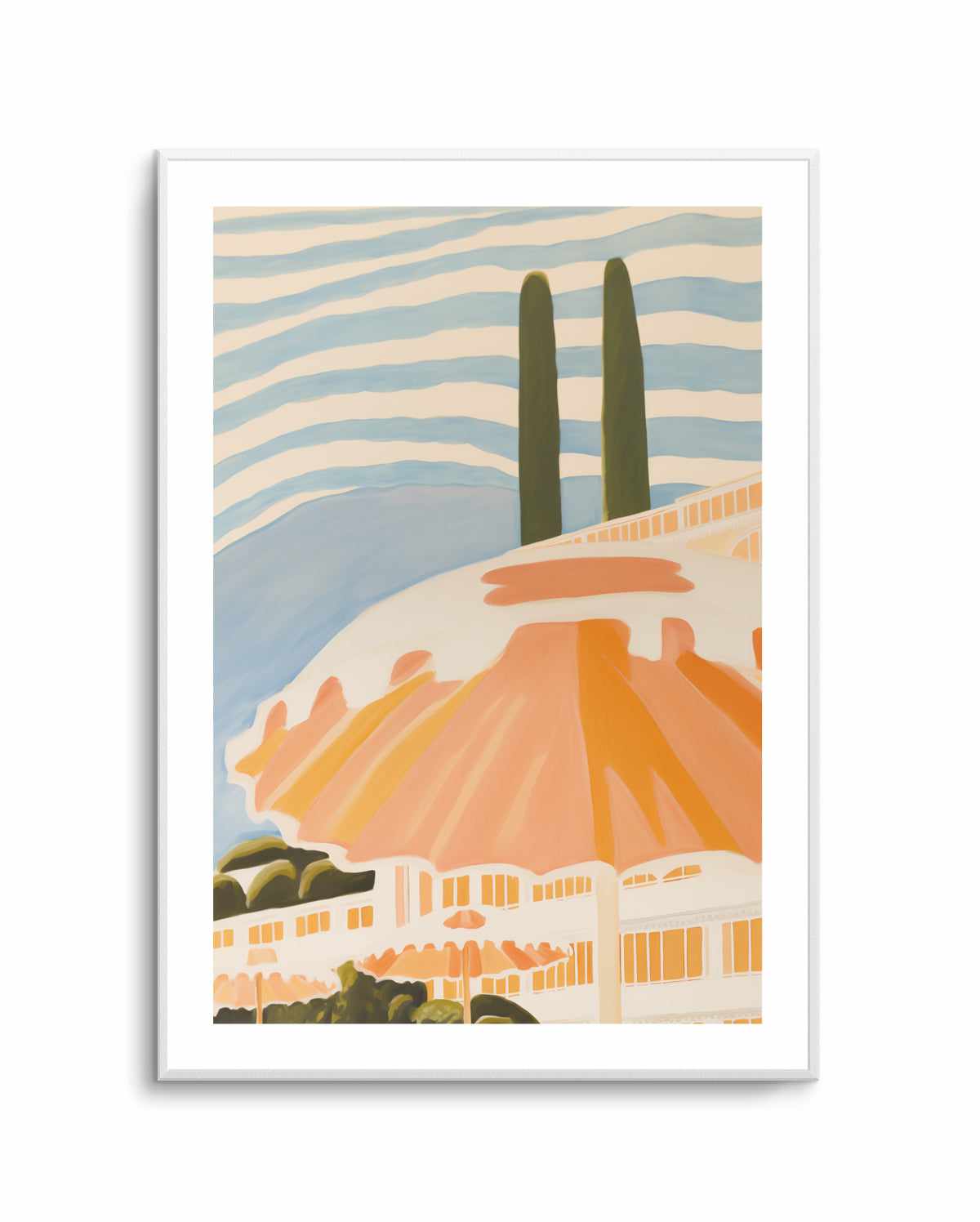 French Riviera Umbrellas II | Art Print