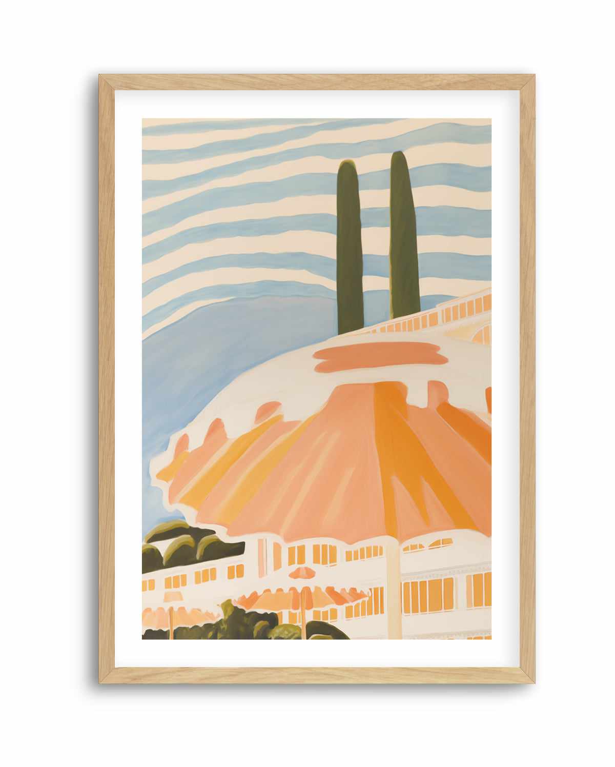 French Riviera Umbrellas II | Art Print