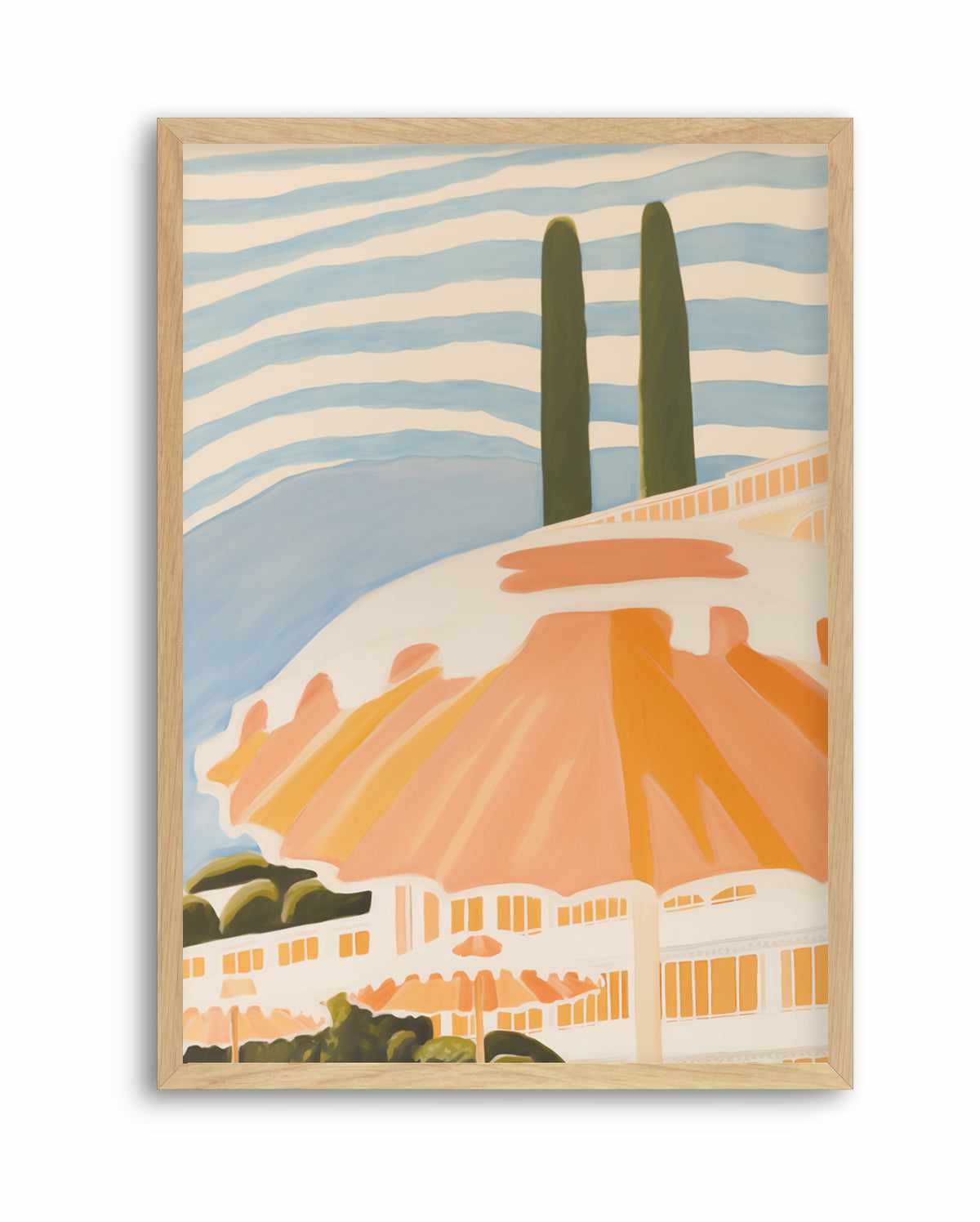 French Riviera Umbrellas II | Art Print