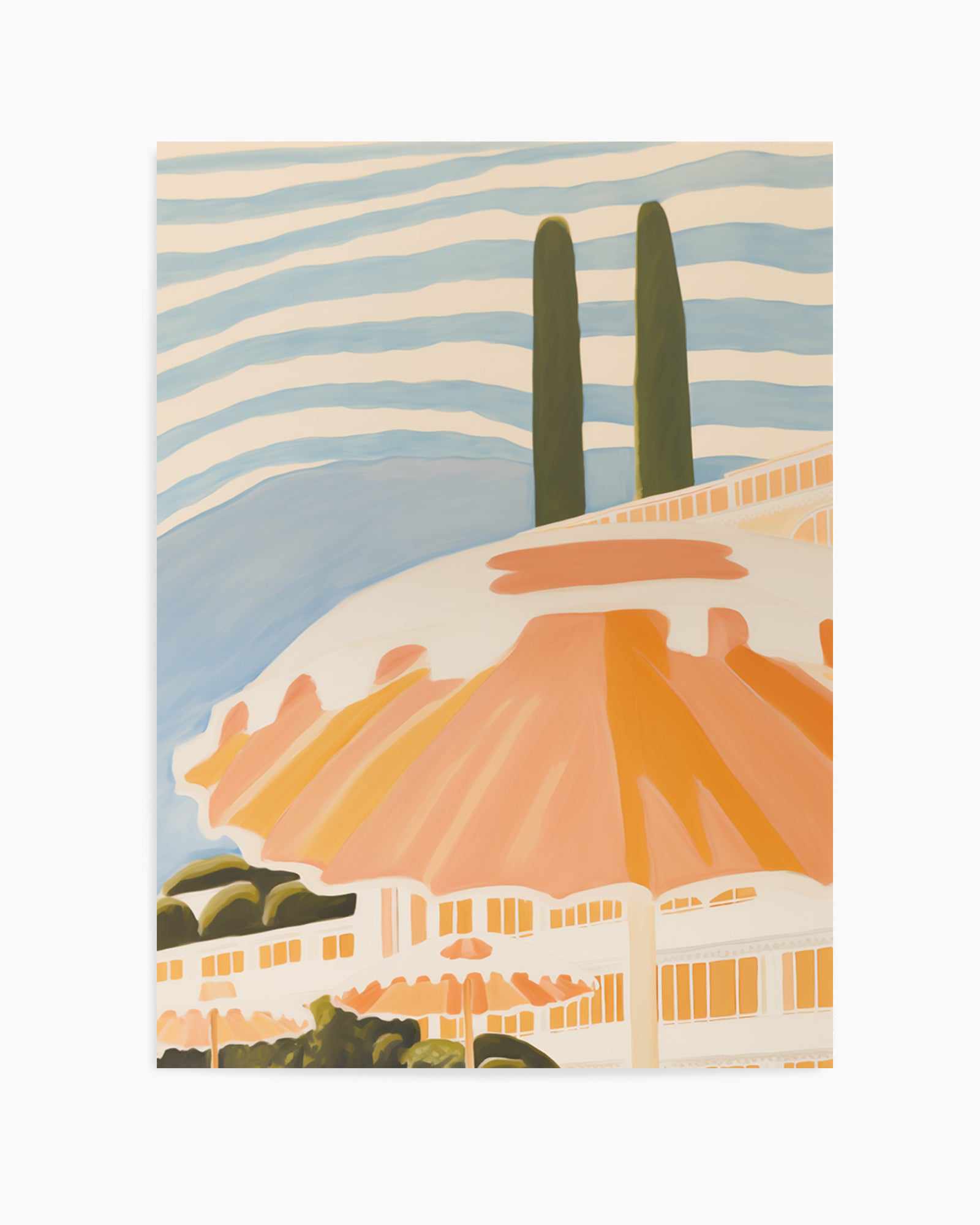 French Riviera Umbrellas II | Art Print