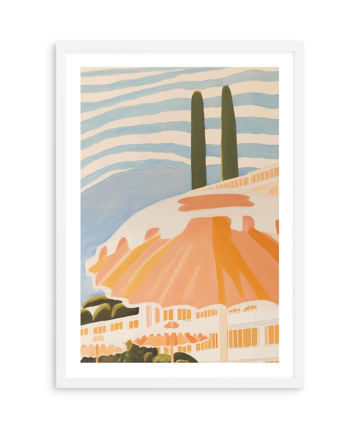 French Riviera Umbrellas II | Art Print