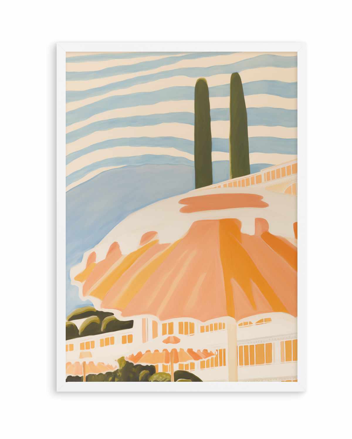 French Riviera Umbrellas II | Art Print