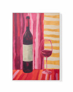 French Stripe | Framed Canvas Art Print