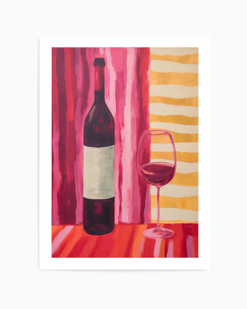French Stripe | Art Print from Olive et Oriel where you can shop wallpaper and artworks online