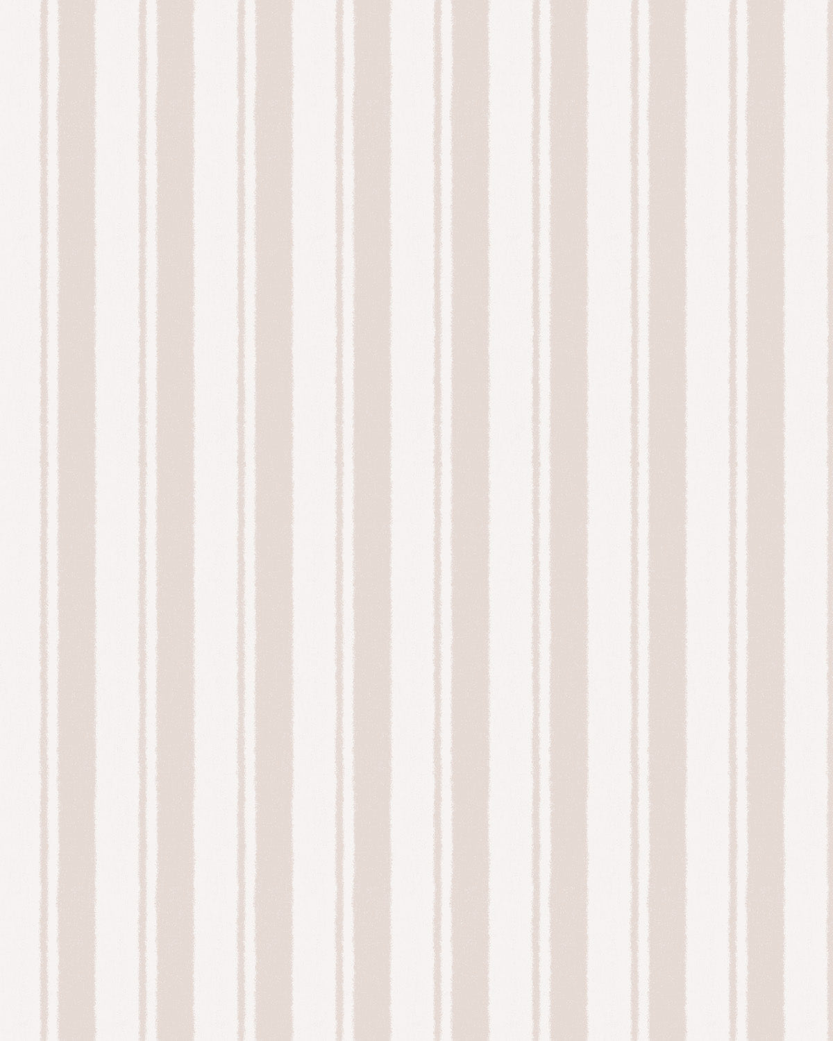 French Linen Stripe in Beige Wallpaper