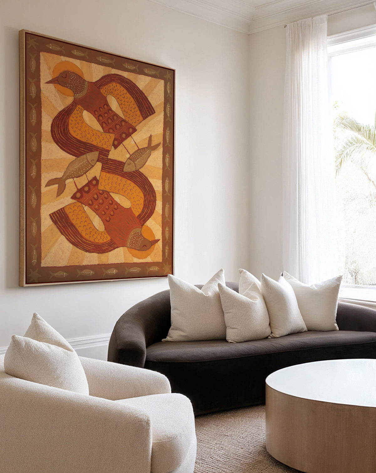 Fresh Catch by Erin Champ | Framed Canvas Art Print