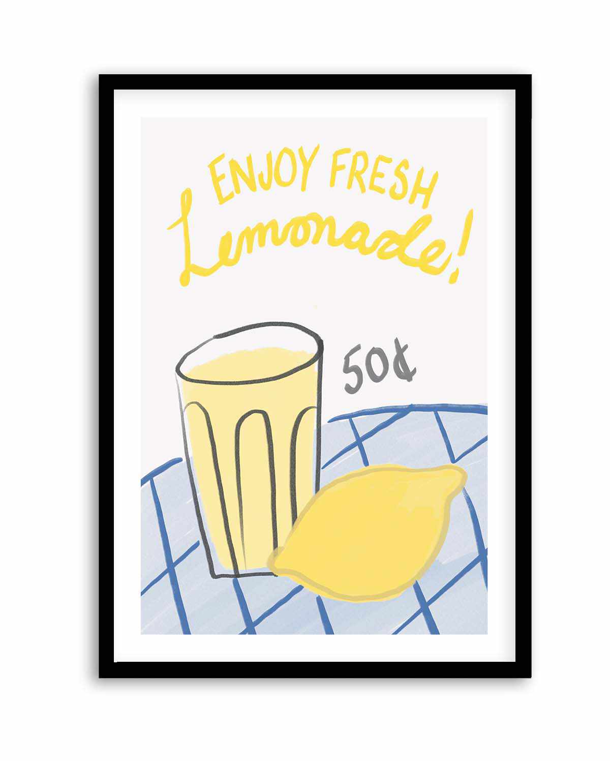 Fresh Lemonade by Athene Fritsch | Art Print from Olive et Oriel where you can shop wallpaper and artworks online