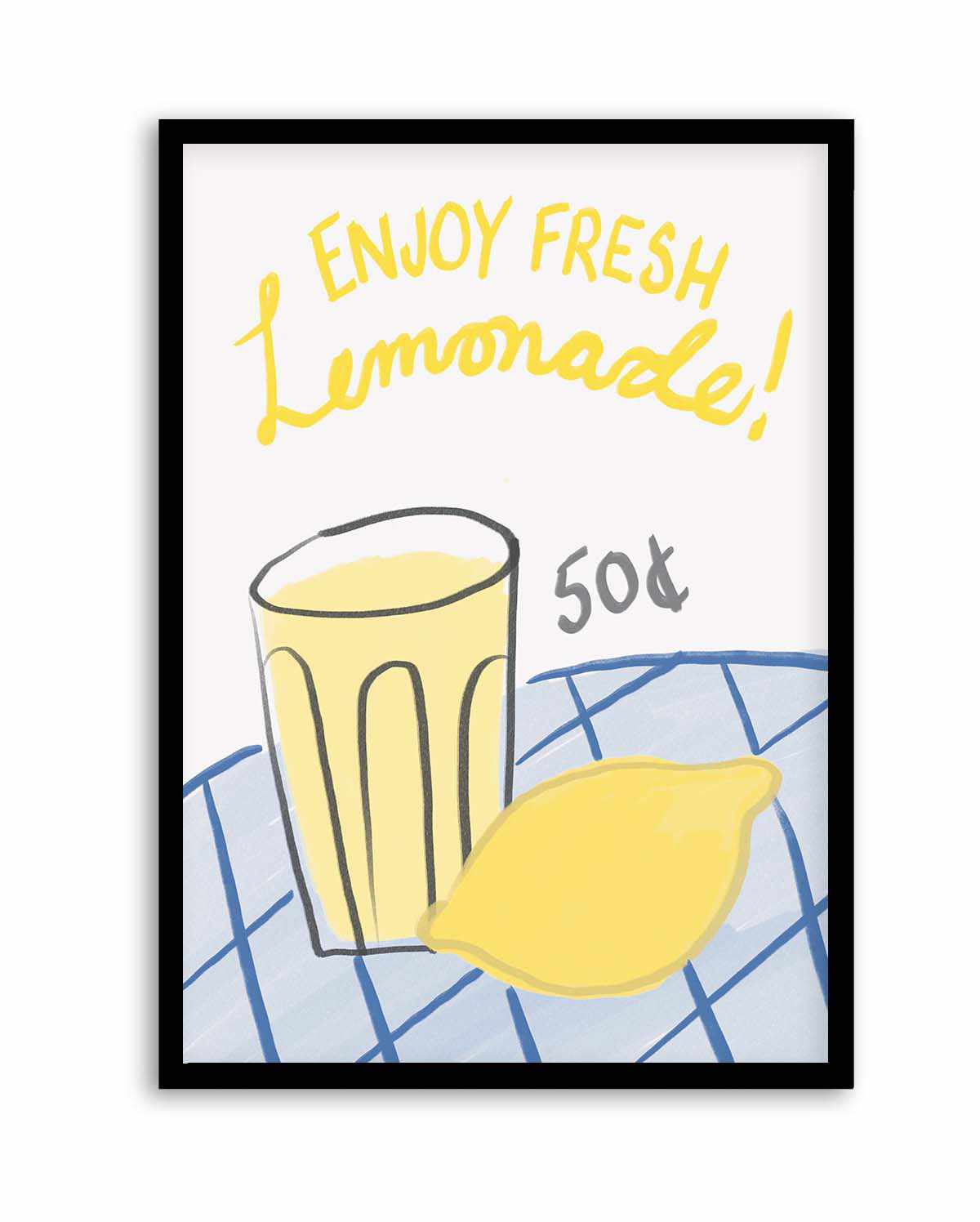 Fresh Lemonade by Athene Fritsch | Art Print from Olive et Oriel where you can shop wallpaper and artworks online