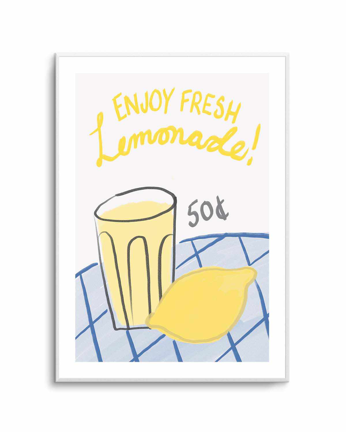Fresh Lemonade by Athene Fritsch | Art Print from Olive et Oriel where you can shop wallpaper and artworks online