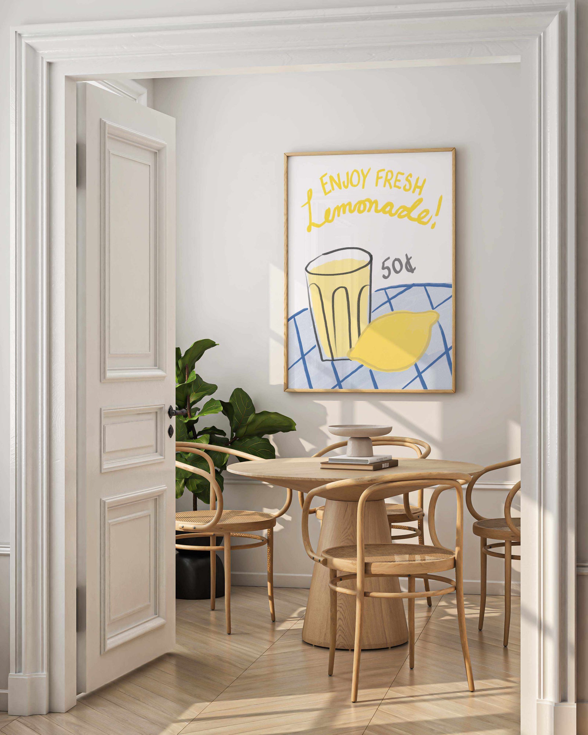 Fresh Lemonade by Athene Fritsch | Art Print from Olive et Oriel where you can shop wallpaper and artworks online