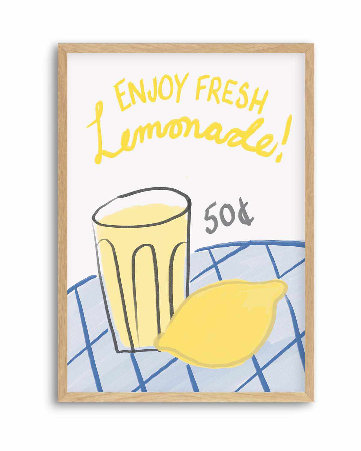 Fresh Lemonade by Athene Fritsch | Art Print from Olive et Oriel where you can shop wallpaper and artworks online